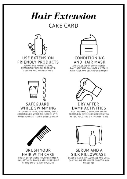 Extension Care Cards