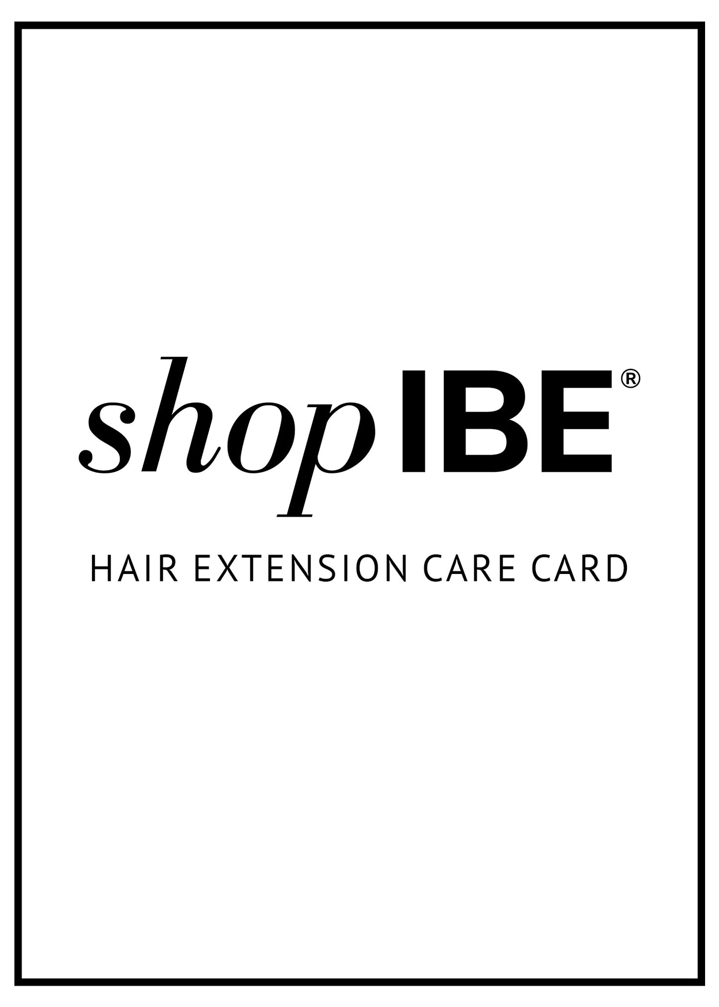 Extension Care Cards